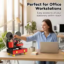 Pegboard Desk Organizer with Drawer